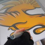 Restyling del logo di Atletica Arcs raffigurante il Gallo d'Oro di Strozzacapponi